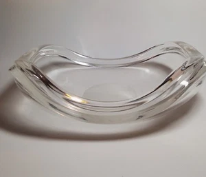 RITTS ASTROLITE Lucite Acrylic Clear Bowl 11.5" - MCM Sculptural Shape Vntg - Picture 1 of 9