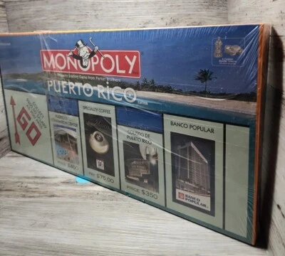NEW Monopoly PUERTO RICO Edition Board Game Sealed NIB RARE (2005) - Image 1 of 4