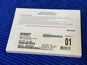 Microsoft Windows Vista Ultimate 32-Bit OEM Builder Pack, Sealed and unused