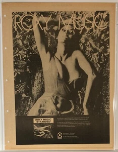 ROXY MUSIC Stranded Original 11x14 Álbum Vintage AD 1974 Manzanera BRYAN FERRY - Imagen 1 de 1