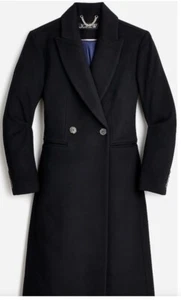 J.Crew Mirabelle Topcoat Sz 10R in Black - Worn Once - Picture 1 of 11