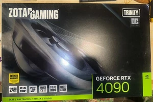 (FOR PARTS) Zotac GeForce RTX 4090 Trinity OC (No Core & VRAM) With Box *AS IS* - Picture 1 of 7