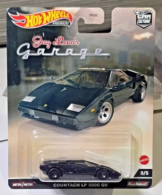 HOT  WHEELS  CAR  CULTURE  JAY LENO'S GARAGE   LAMBORGHINI  COUNTACH  LP 5000 QV - Image 1 of 4