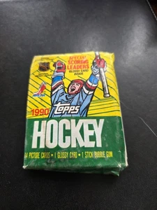 Topps Hockey 1990 confezione aperta - Foto 1 di 4