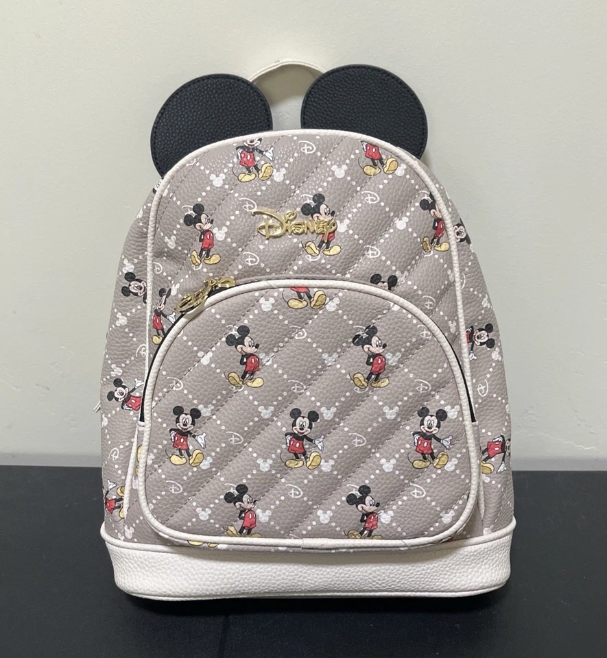 Primark Disney Mickey Mouse Faux Leather Backpack | EUC - Image 1 of 4