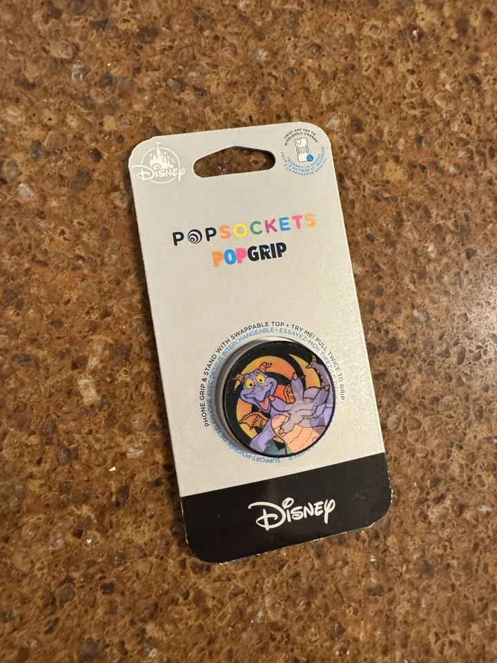 1 PopSockets Disney Parks Figment Pop Socket PopGrip, Phone Holder, Rare Find! - Image 1 of 1