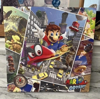 Raro Super Mario Odyssey Nintendo 12" x 12" Lienzo Impresión de Pared Licencia Oficial Foto 1 de 4