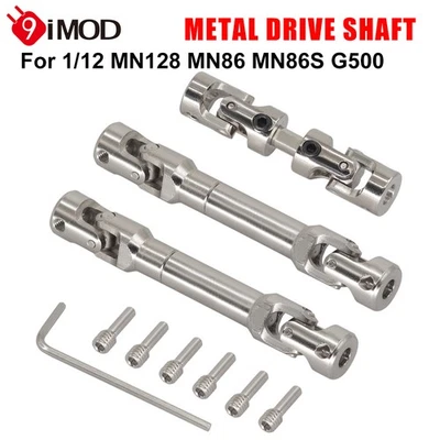 Metal Drive Shaft CVD Steel 6x12mm Hex Screws für  MN1/12 MN128 MN86 MN86S Cars - Bild 1 von 4