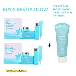 HERSKIN Revita-Glow Skin Rescue Set (2 Sets) + Tone Up Cream For FREE - Picture 1 of 1