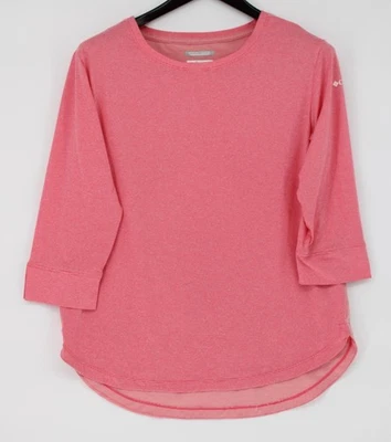 Camisa Columbia PFG Mujer Mediana Rosa Omni-Mecha Manga 3/4 Túnica Top Pesca Foto 1 de 4