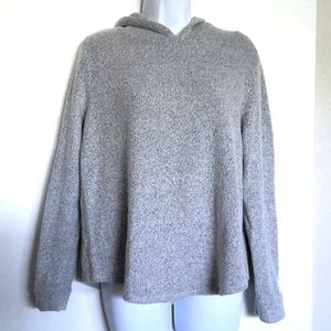 LOFT weicher Hoodie Pullover Pulli Stretch Strick grau Langarm gebraucht, in einwandfreiem Zustand Gr. L - Bild 1 von 4