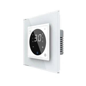 LIVOLO EC smartes Raumthermostat ext. Temperaturfühler Glasrahmen - Bild 1 von 8