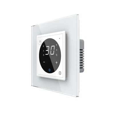 LIVOLO EC smartes Raumthermostat ext. Temperaturfühler Glasrahmen - Bild 1 von 4
