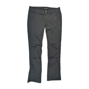 Prana Womens Sz 6 Black Convertible Roll-Up Hiking Pants Low Rise, EUC - Picture 1 of 13