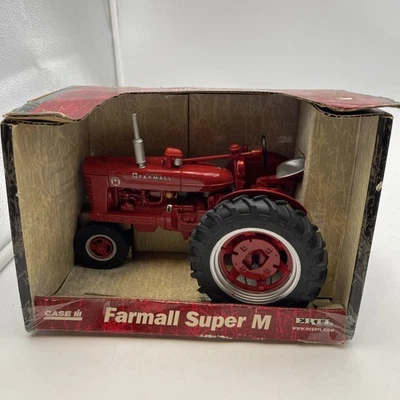 Vtg ERTL McCormick Farmall Super M 1/16 Diecast Farm Tractor WRT - Image 1 of 4