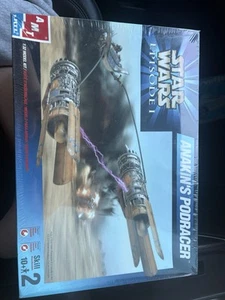 AMT ERTL STAR WARS EPISODE I ANAKIN'S PODRACER 1/32 SCALE MODEL KIT #30122 - Picture 1 of 5