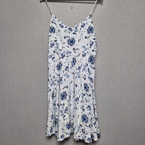 Gap Sommerkleid Gr. 12 Blumenmuster kurz Fit & Flare gefüttert Spaghettiträger Urlaub - Bild 1 von 6