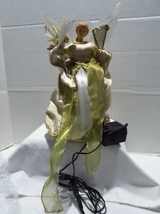 BEAUTIFUL FIBER OPTIC ANGEL FREE STANDING 13" A3 - Picture 1 of 9