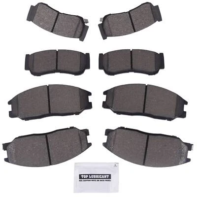 Kit de 8 pastillas de freno delanteras y traseras de cerámica aptas para Kia Sorento 2003-2009 Foto 1 de 4