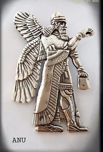 ANU, ANUNNAKI, ENKI, ENLIL, SUMERIAN,SUMERIO,EXCLUSIVO SILVER,PLATA 925ml - Imagen 1 de 4