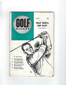 1958 JULY Golf Digest magazine Julius Boros Doug Ford GOOD NO LABEL - Picture 1 of 1