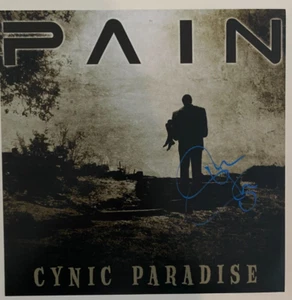 PAIN (Peter Tagtgren) *HAND SIGNED* 12x12 Photo - AUTOGRAPHED ~ Cynic... - Picture 1 of 1