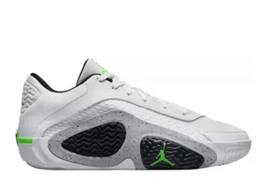 Jordan Tatum 2 White/Electric NEON Green-Black FJ6457 100 Men's Size 11.5 - Picture 1 of 11