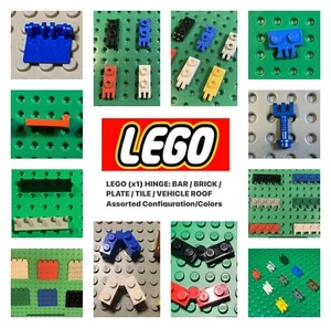 LEGO (x1) HINGE: BAR/BRICK/PLATE/TILE/VEHICLE ROOF++ Assorted Configs/Colors - Picture 1 of 109
