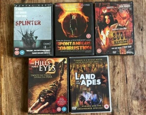 SPLINTER / SPONTANEOUS COMBUSTION / 2001 MANIACS / HILLS HAVE EYES 2 / APES DVD - Picture 1 of 8