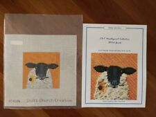 New Listing"Sheep with Daisy" Â Needlepoint Canvas by Scott Church 18 ct with Stitch Guide!