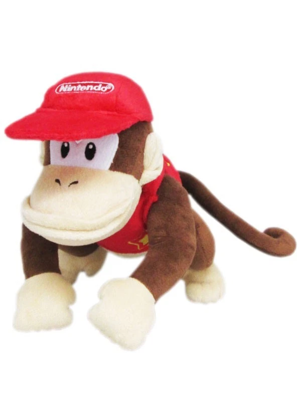 Pelúcia Diddy Kong 7 polegadas oficial Sen-Ei Little Buddy macia recheada (1587) - Imagem 1 de 1