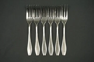 6 x Hoffritz HOF1 Super Stainless Pastry Forks 5 7/8” Germany - Picture 1 of 2