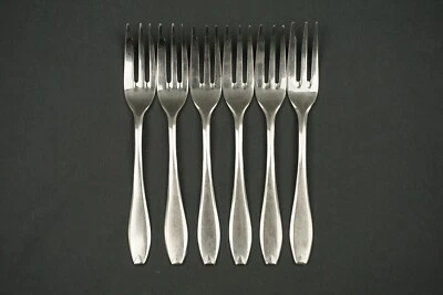 "6 horquillas de pastelería súper inoxidables Hoffritz HOF1 5 7/8"" Alemania" Foto 1 de 2