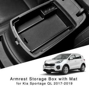 For Kia Sportage QL 2017-2019 Armrest Storage Box Central Console Organizer Tray - Picture 1 of 13