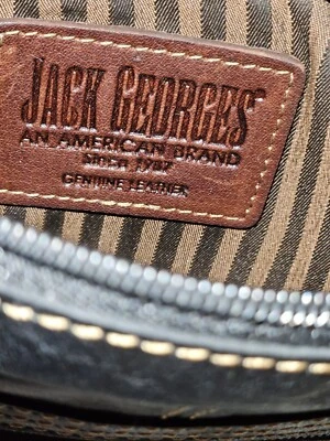 Bandolera pequeña Jack Georges Voyager de cuero marrón Foto 1 de 4
