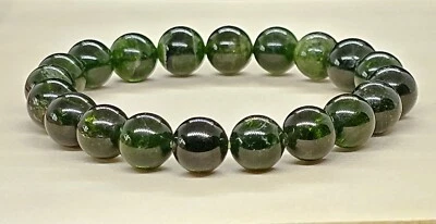 Diopside HQ Natural Crystal Bracelet 9.5mm - Image 1 of 4