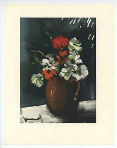 Maurice Vlaminck "Anemones" lithograph by Mourlot - Picture 1 of 1