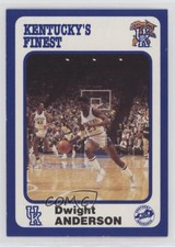 1988 Collegiate Collection Kentucky Wildcats Kentucky's Finest Dwight Anderson