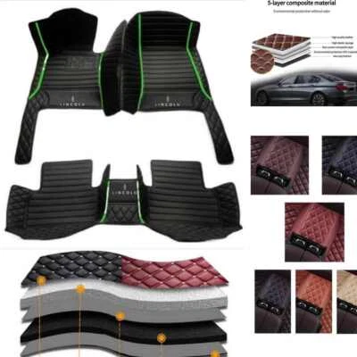 For Lincoln MKS MKZ MKC MKT MKX Car Floor Mat Carpets Front & Rear Handmade - Image 1 of 4