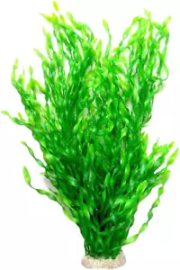 22 Inches Tall Green Grass Extra Large Plastic Plants Aquarium Fish Tank Decor - Picture 1 of 1