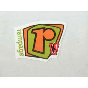 Kryptonics Rampage Vintage Inline Aggressive Rollerblade wheels Logo Sticker  - Picture 1 of 2