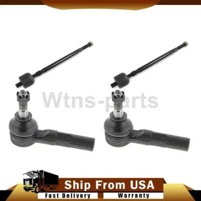 4x Extremos de varilla de amarre delanteros interiores exteriores Mevotech para Toyota Tercel 1,5 L 1991-1999 Foto 1 de 4