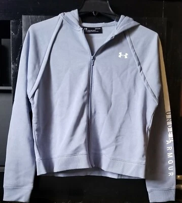 2019 Under Armour Ladies Rival Fleece Full Zip Hoodie -UA Hoody Sweater Warm Top - Image 1 of 4
