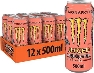 Monster Monarch Energy Drinks 500ml Pack of 12 - Picture 1 of 2