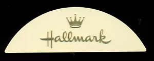 HALLMARK IN STORE CLIP ON PLASTIC SIGN 5.5" X 1.75" - Picture 1 of 4