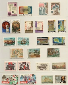 1982 - Europa CEPT (GIRO COMPLETO) - Avvenimenti storici, 35 paesi 71 val. MNH** - Picture 1 of 3