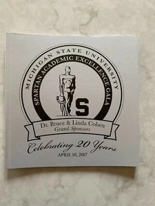 Michigan State "Spartan Athletic Academic Excellence Gala" Programm, 4-10-17 - Bild 1 von 1