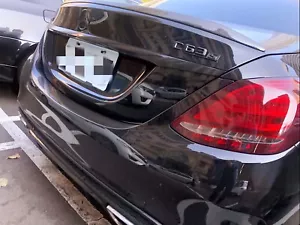 CARBON For Mercedes BENZ C-Class W205 Sedan OE Type Rear Trunk Spoiler 2014-2017 - Picture 1 of 10