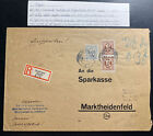 1946 Remlngen Germany Commercial Am Issue Cover To Marktheidenfeld