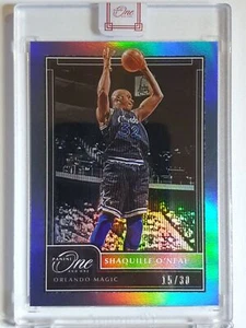 2020 Panini One and One Shaquille O'Neal #157 BLUE /30 Holo - Panini Sealed - Picture 1 of 3